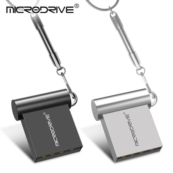 Metal Super Mini USB 2.0 32GB 64GB 128GB Pendrive U Disk Flash Memory - Image 3